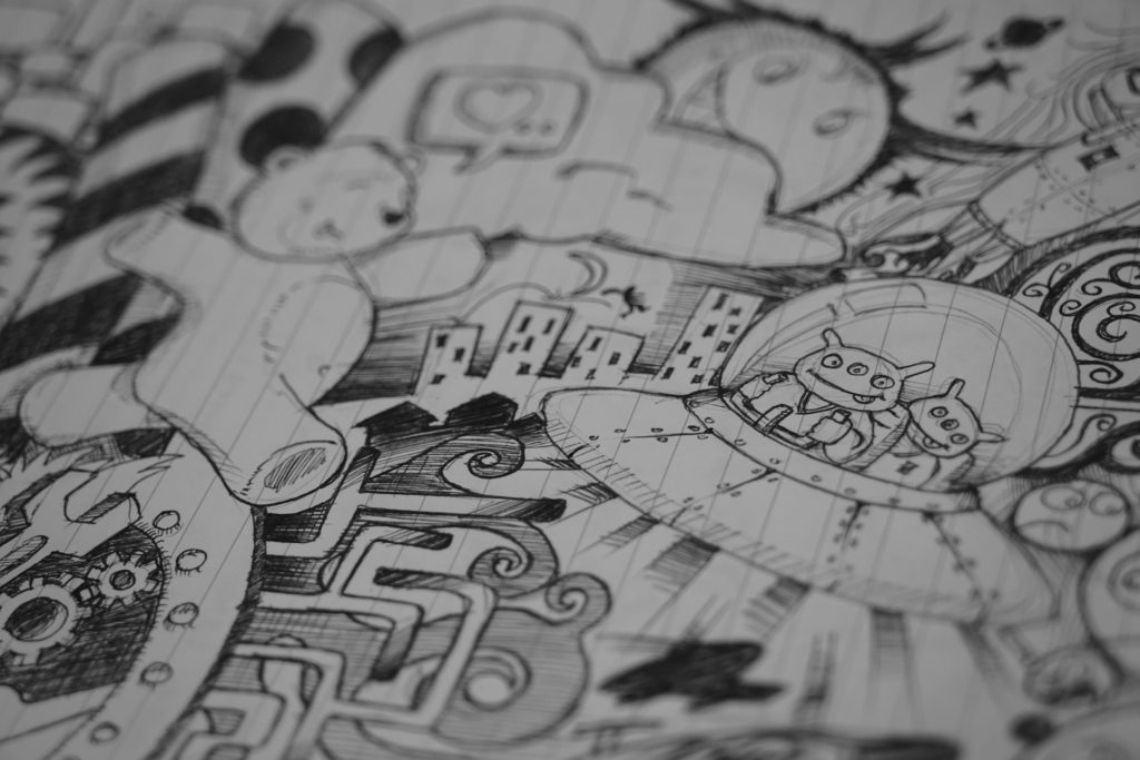 Contoh Foto Bingung Cara Membuat Doodle Art? Berikut Inilah Teknik dan Jenisnya 1
